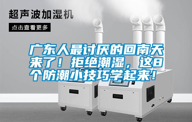 廣東人最討厭的回南天來了！拒絕潮濕，這8個防潮小技巧學(xué)起來！