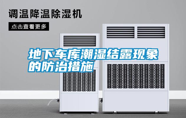 地下車(chē)庫(kù)潮濕結(jié)露現(xiàn)象的防治措施