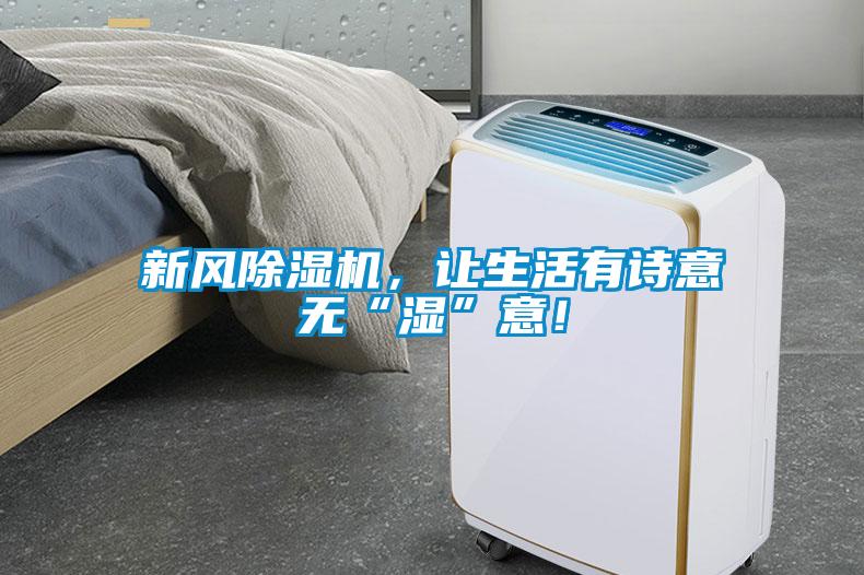 新風(fēng)除濕機(jī)，讓生活有詩(shī)意無“濕”意！