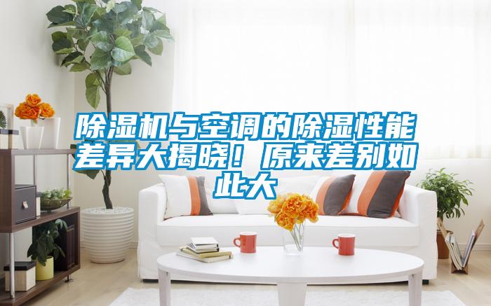 除濕機(jī)與空調(diào)的除濕性能差異大揭曉！原來(lái)差別如此大