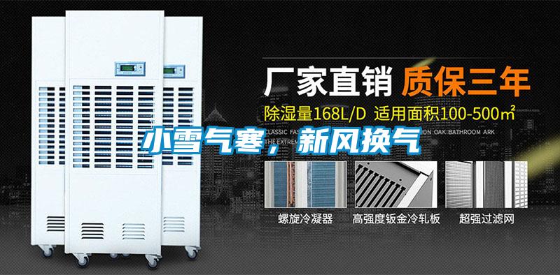 小雪氣寒，新風(fēng)換氣