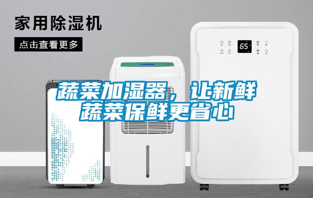 蔬菜加濕器，讓新鮮蔬菜保鮮更省心