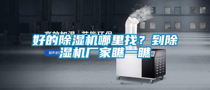好的除濕機哪里找？到除濕機廠家瞧一瞧