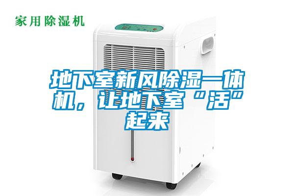 地下室新風(fēng)除濕一體機(jī)，讓地下室“活”起來(lái)