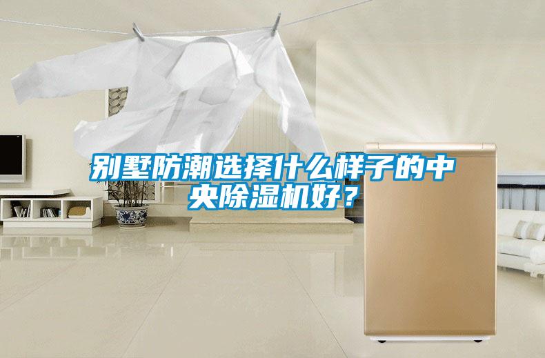 別墅防潮選擇什么樣子的中央除濕機(jī)好？