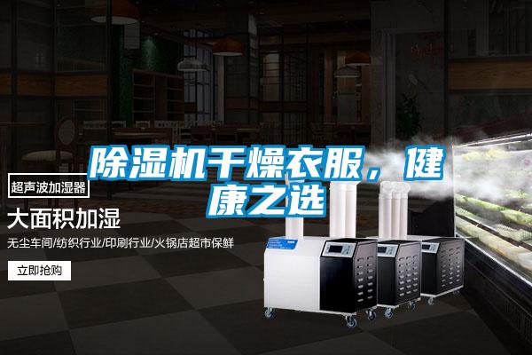除濕機干燥衣服，健康之選