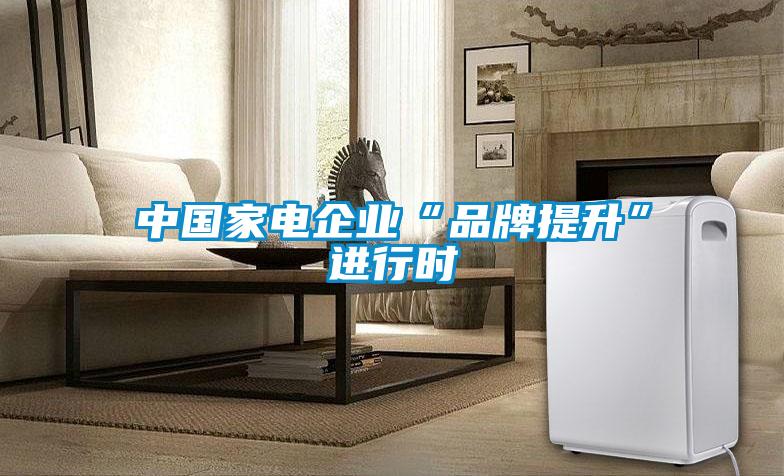 中國家電企業(yè)“品牌提升”進(jìn)行時(shí)