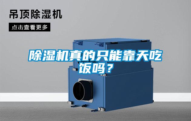 除濕機真的只能靠天吃飯嗎？