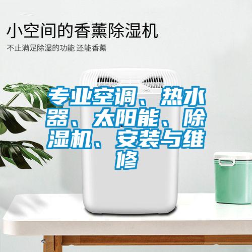 專業(yè)空調(diào)、熱水器、太陽能、除濕機(jī)、安裝與維修