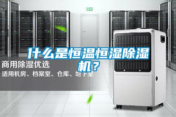 什么是恒溫恒濕除濕機？