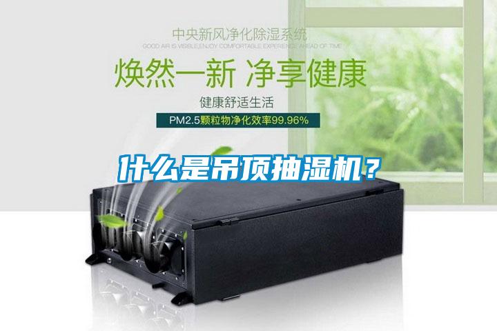 什么是吊頂抽濕機？