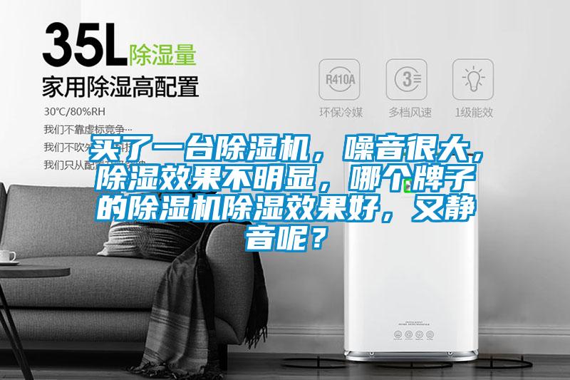 買了一臺(tái)除濕機(jī)，噪音很大，除濕效果不明顯，哪個(gè)牌子的除濕機(jī)除濕效果好，又靜音呢？