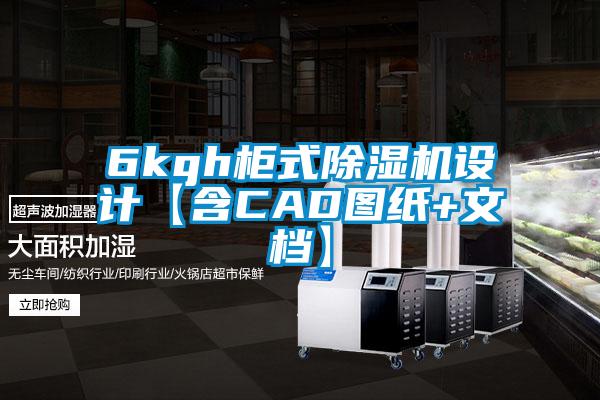 6kgh柜式除濕機(jī)設(shè)計【含CAD圖紙+文檔】