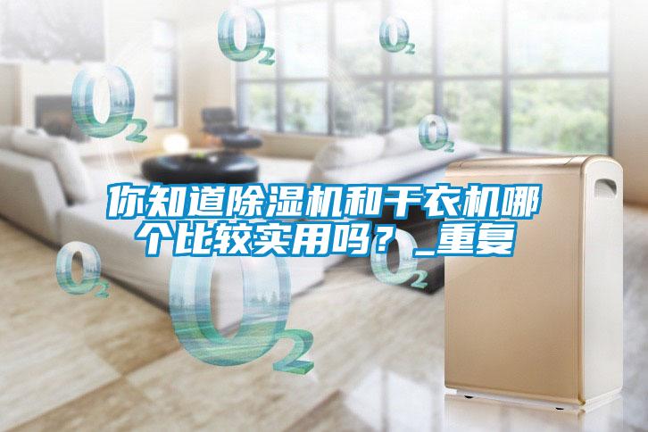 你知道除濕機和干衣機哪個比較實用嗎？_重復