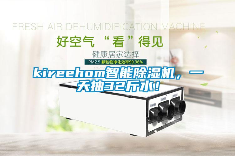 kireehom智能除濕機(jī)，一天抽32斤水！