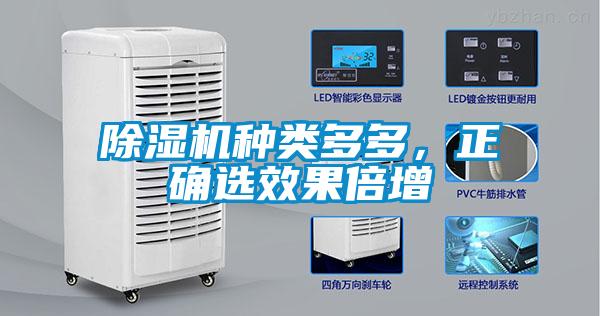 除濕機(jī)種類多多，正確選效果倍增