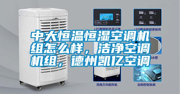 中大恒溫恒濕空調(diào)機(jī)組怎么樣，潔凈空調(diào)機(jī)組，德州凱億空調(diào)