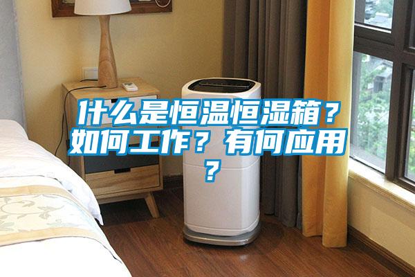 什么是恒溫恒濕箱？如何工作？有何應(yīng)用？