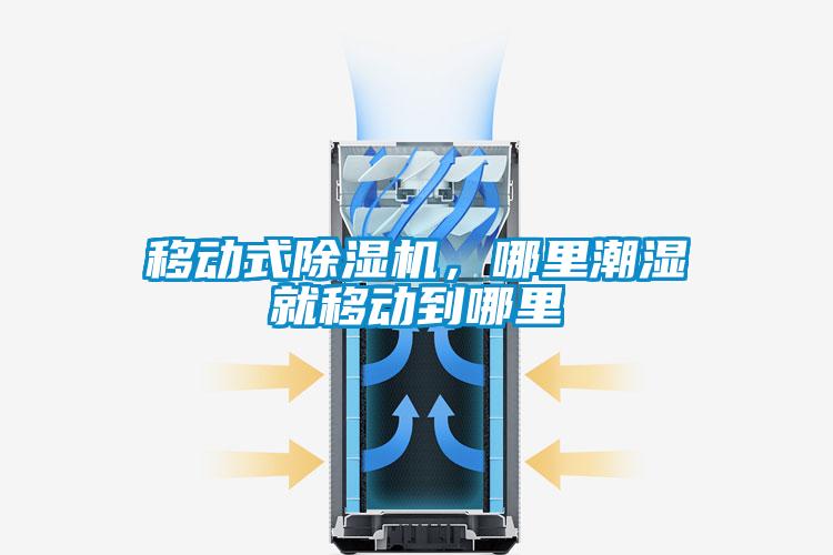 移動式除濕機，哪里潮濕就移動到哪里