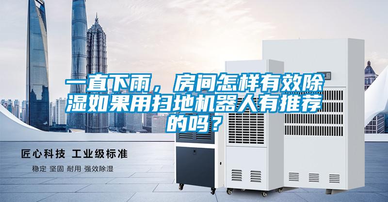 一直下雨，房間怎樣有效除濕如果用掃地機器人有推薦的嗎？