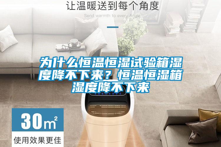 為什么恒溫恒濕試驗(yàn)箱濕度降不下來？恒溫恒濕箱濕度降不下來