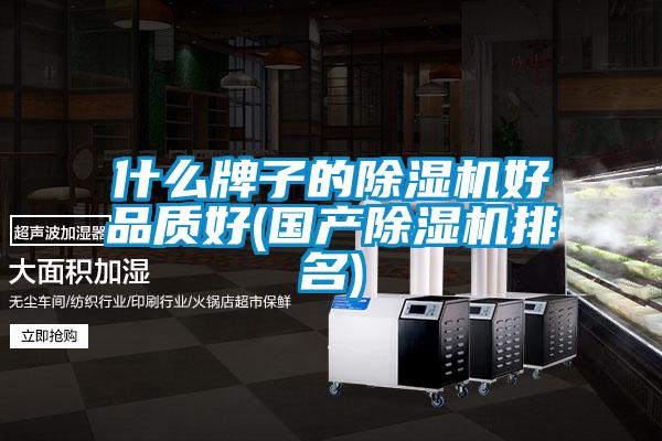 什么牌子的除濕機好品質好(國產(chǎn)除濕機排名)