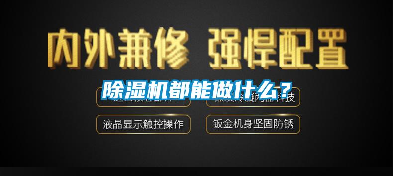 除濕機(jī)都能做什么？