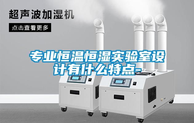 專業(yè)恒溫恒濕實驗室設計有什么特點-