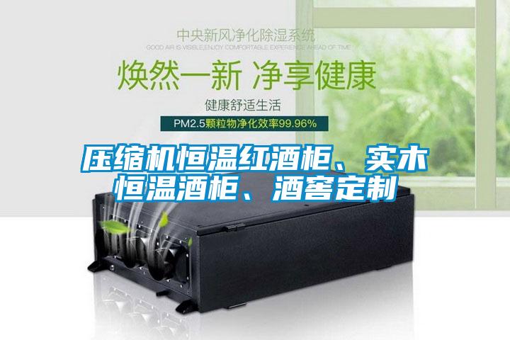 壓縮機(jī)恒溫紅酒柜、實(shí)木恒溫酒柜、酒窖定制
