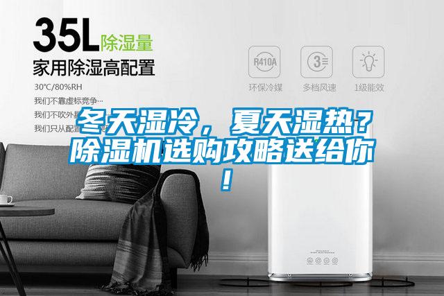 冬天濕冷，夏天濕熱？除濕機選購攻略送給你！