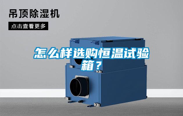 怎么樣選購恒溫試驗(yàn)箱？