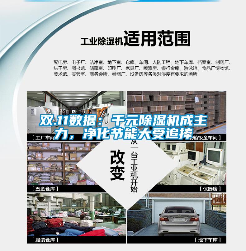 雙.11數(shù)據(jù)：千元除濕機(jī)成主力，凈化節(jié)能大受追捧