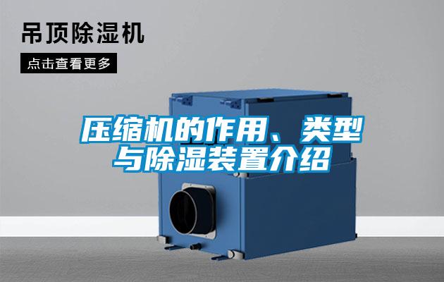 壓縮機(jī)的作用、類型與除濕裝置介紹