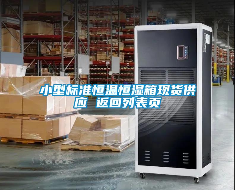 小型標(biāo)準(zhǔn)恒溫恒濕箱現(xiàn)貨供應(yīng) 返回列表頁