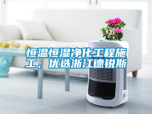 恒溫恒濕凈化工程施工，優(yōu)選浙江德銳斯