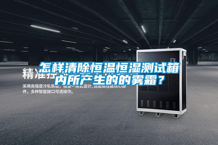 怎樣清除恒溫恒濕測試箱內(nèi)所產(chǎn)生的的霧霜？