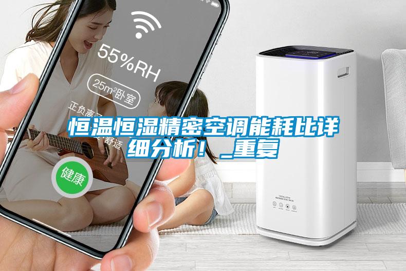 恒溫恒濕精密空調(diào)能耗比詳細(xì)分析！_重復(fù)