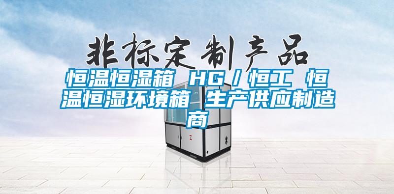 恒溫恒濕箱 HG／恒工 恒溫恒濕環(huán)境箱 生產(chǎn)供應制造商