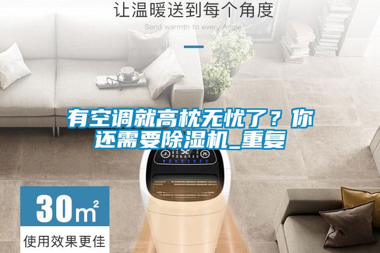 有空調(diào)就高枕無憂了？你還需要除濕機(jī)_重復(fù)