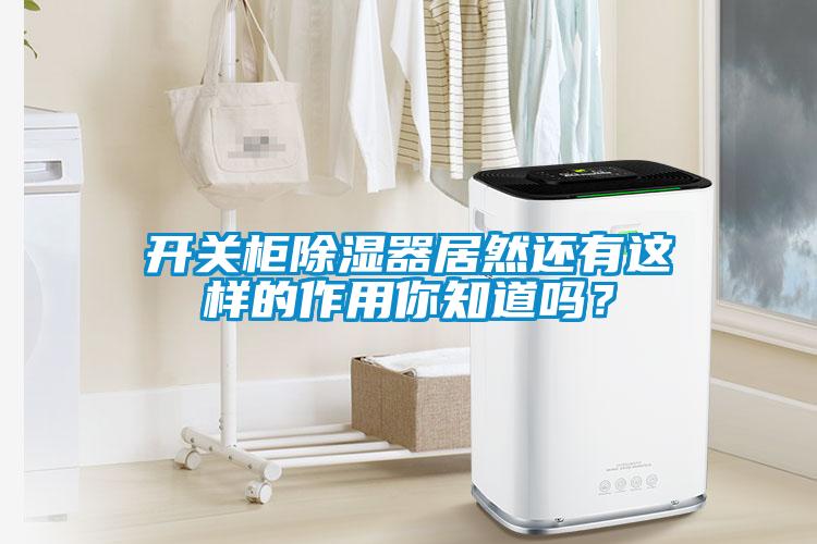 開(kāi)關(guān)柜除濕器居然還有這樣的作用你知道嗎？