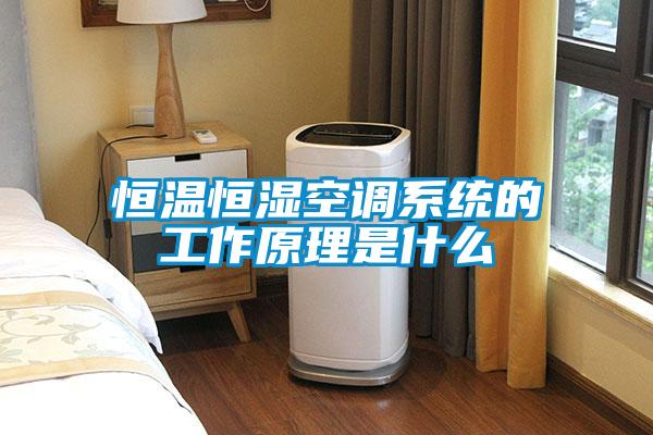 恒溫恒濕空調系統(tǒng)的工作原理是什么
