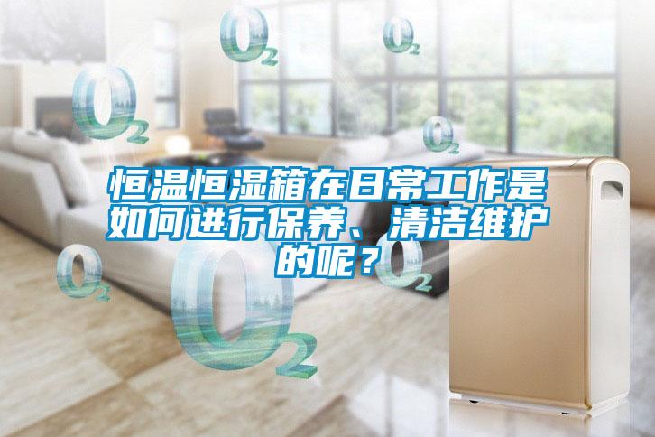 恒溫恒濕箱在日常工作是如何進行保養(yǎng)、清潔維護的呢？
