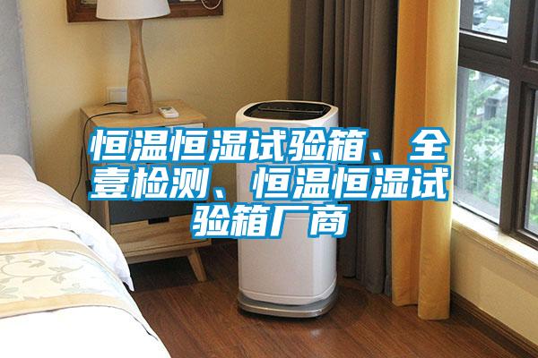 恒溫恒濕試驗(yàn)箱、全壹檢測(cè)、恒溫恒濕試驗(yàn)箱廠商