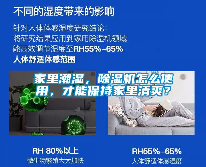 家里潮濕，除濕機怎么使用，才能保持家里清爽？