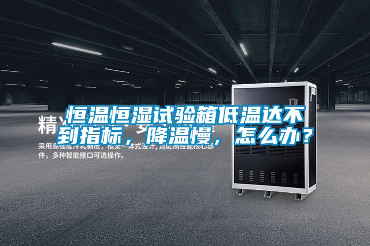 恒溫恒濕試驗箱低溫達不到指標，降溫慢，怎么辦？