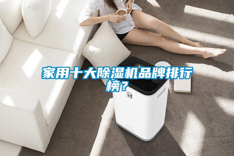 家用十大除濕機品牌排行榜？
