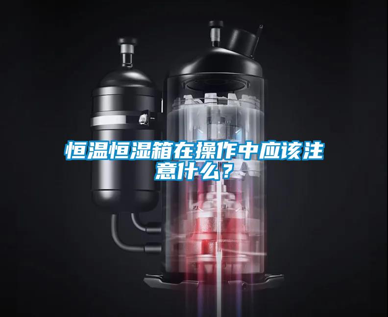 恒溫恒濕箱在操作中應該注意什么？