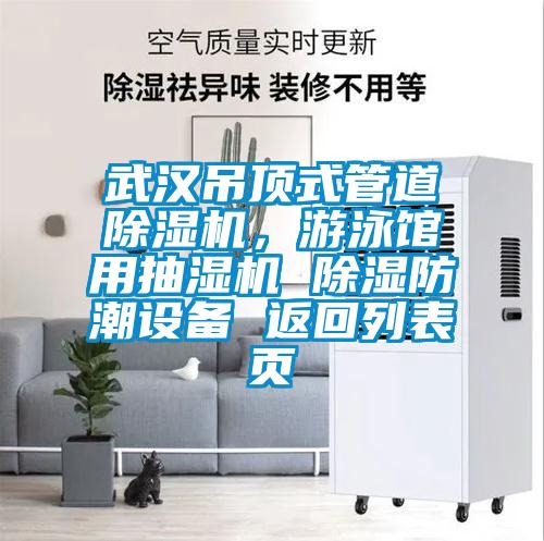 武漢吊頂式管道除濕機，游泳館用抽濕機 除濕防潮設備 返回列表頁
