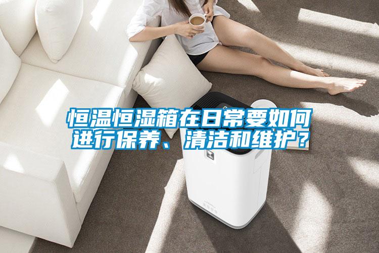恒溫恒濕箱在日常要如何進行保養(yǎng)、清潔和維護？