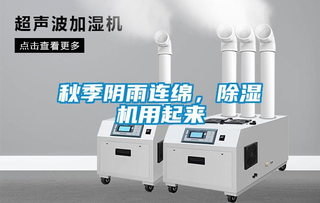 秋季陰雨連綿，除濕機用起來